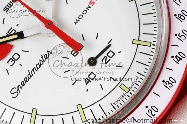 0103 Speedmaster Misson To Mars 1:1 Best Edition White Dial On Nylon Strap Quartz GoAnywhere 7862